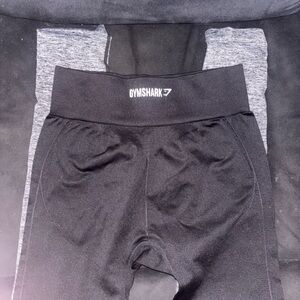 Gymshark Black and Gray Workout Leggings